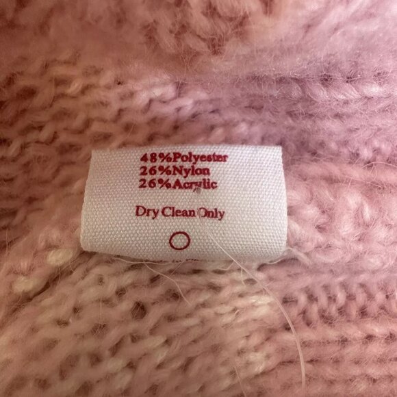 Lisa Says Gah Baby Pink Cece Turtleneck Bow Sweater XL 2X XXL Plus Size - Picture 10 of 11